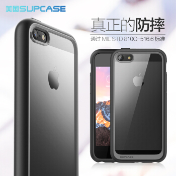 SUPCASEアメリカAppleのケス5 s落下防止iPhone SE/5 S保护カバのシーリングの軽さと高级感のある黒さ