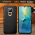 シ-ス·ファァァウェルマート20/mate 20 proフレキシブルブル·クロ·ダイイイル·ド牛革携帯帯ケ-ス20細いフレキブルの柄が優雅なブラク